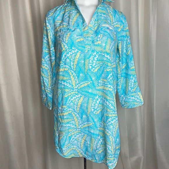 Vineyard Vines Performance Harbor Shirt Dress - Picture 1 of 14